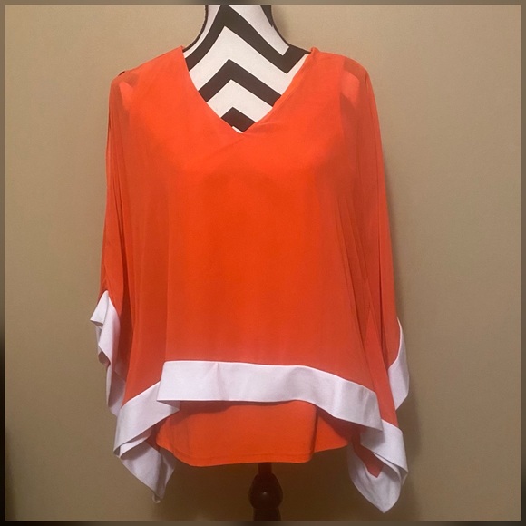 Coco Bianko Tops - Coco Bianko  Kimono Cold-shoulder Blouse